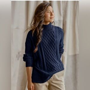 Orvis Cabled Cape Sweater - Large